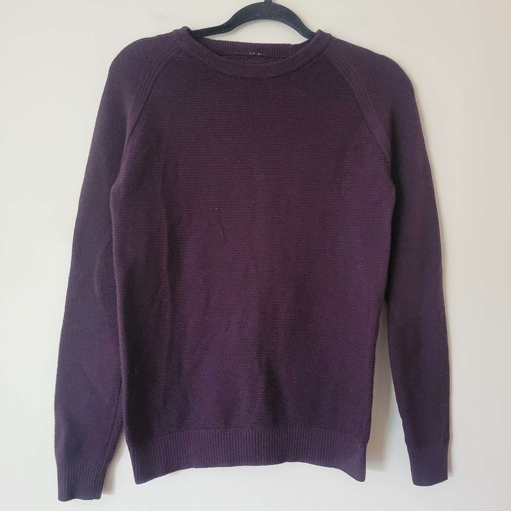 Lululemon Simply Wool Sweater Black Cherry Size Small - Picture 2 of 7